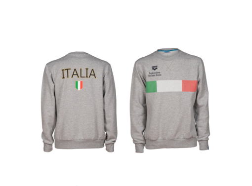 Arena Felpa Italia Fin Crew Neck